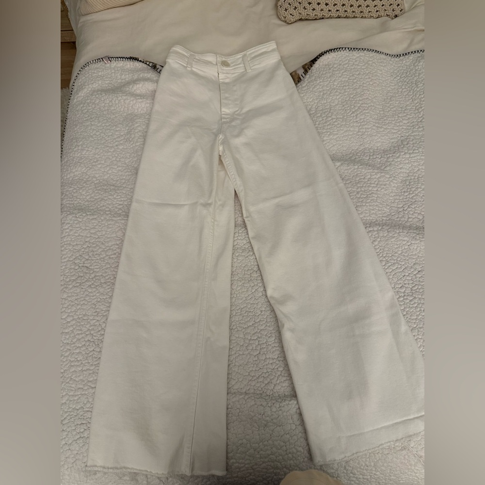 Zara white jeans